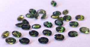 Tourmaline naturelle verte à facettes, ovale, de qualité supérieure, 3x5mm à 4x6mm - Product Image 6