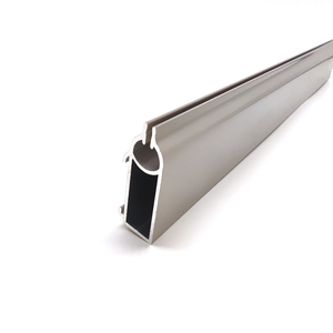 Profilo della guida inferiore della pista della tenda bianca verniciato a polvere di alluminio per la tenda a rullo - Product Image 2