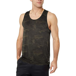 Top de entrenamiento sin mangas para hombres con sisas profundas Camiseta sin mangas para hombres para levantamiento de pesas Tela de algodón suave - Product Image 1