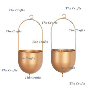 Maceta de Hierro con Soporte Colgante, Macetas Decorativas Redondas de Primera Calidad a Buenos Precios - Product Image 5