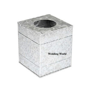 Boîte à mouchoirs fantaisie en métal de haute qualité faite à la main en gros porte-serviettes fantaisie dernière arrivée meilleure vente boîte à mouchoirs en métal fantaisie - Product Image 6