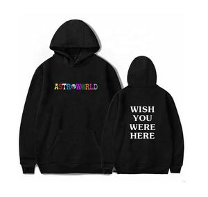 2025 personnalisé pull à capuche surdimensionné Double couche doublure en polaire épaisse 100% coton Jersey brodé/imprimé Logo motif à carreaux - Product Image 4