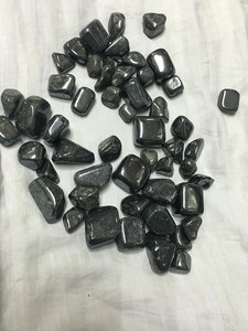 Hématite naturelle non percée, pierres roulées, pierres précieuses en vrac, vente en gros, approvisionnement en pierres précieuses pour la fabrication de bijoux, artisanat, cadeaux - Product Image 2