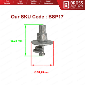 Eje de cilindro de bloqueo de encendido BSP17 - Product Image 6