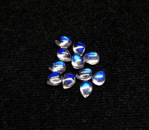 2mm 3mm Naturel Arc-En-Ciel Pierre De Lune Pierre Poire Flatback Cabochon Pierre Précieuse Lâche Grossiste Boutique Maintenant Usine Prix Boutique En Ligne Acheter - Product Image 1