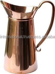 Hammered Copper <b>Pitcher</b> Jug - Product Image 4