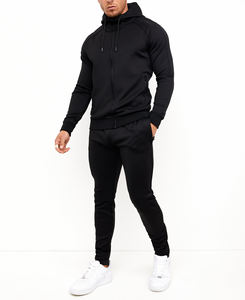 Última tendencia moda Puff impresión al por mayor de alta calidad sudaderas con capucha pantalones de chándal con cremallera completa hombres y mujeres chándal deportivo - Product Image 1