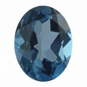 15X20mm corte ovalado Natural Londres Topacio Azul venta al por mayor precio de fábrica alta calidad facetado piedras preciosas sueltas por quilate pares - Product Image 1