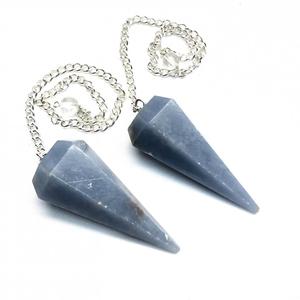 Péndulo de Angelite 100% Natural para hombres, piedra preciosa de estrella, Feng Shui, negocios, amor auténtico, novedad, venta al por mayor - Product Image 6