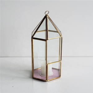 Wind Proof Iron and Glass Made <b>Lantern</b> New Style Customized <b>Decorative</b> Metal <b>Lantern</b> for Home Garden and Entrance Decor - Product Image 2