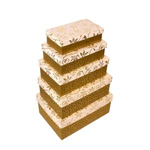 Paper <b>Gift</b> <b>Box</b> Golden Color Floral Print Luxury <b>Gift</b> Packaging for <b>Sweets</b> and Candy Indian Manufacturing High Quality Paper <b>Box</b> - Product Image 4
