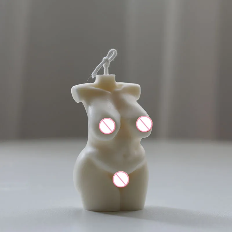 D102 DIY Curvy Full Figure Göttin Torso Kerzen form Weibliche Büste Nackte Venus Sinnliche Kunst Frau Nude Body Candle Silikon form