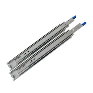 Système de verrouillage Glissière télescopique Extension complète 80 kg LI58 Cuisine Salle à manger Acier laminé à froid Industriel - Product Image 1