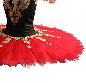 Nouveau Femmes Vêtements de Performance <span class=keywords><strong>Noir</strong></span> <span class=keywords><strong>Rouge</strong></span> Professionnel Ballet Adulte Costumes - Product Image 5