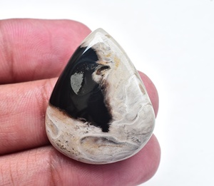 รากปาล์ม Cabochon คุณภาพสูงจากธรรมชาติอินโดนีเซียปาล์มรากพลอยรูปร่างและขนาดตามธรรมชาติปาล์มรากอาเกตขายส่ง - Product Image 3