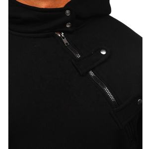 Hombres nuevo estilo liso teñido sudaderas con capucha al por mayor de invierno esencial OEM personalizable - Product Image 5