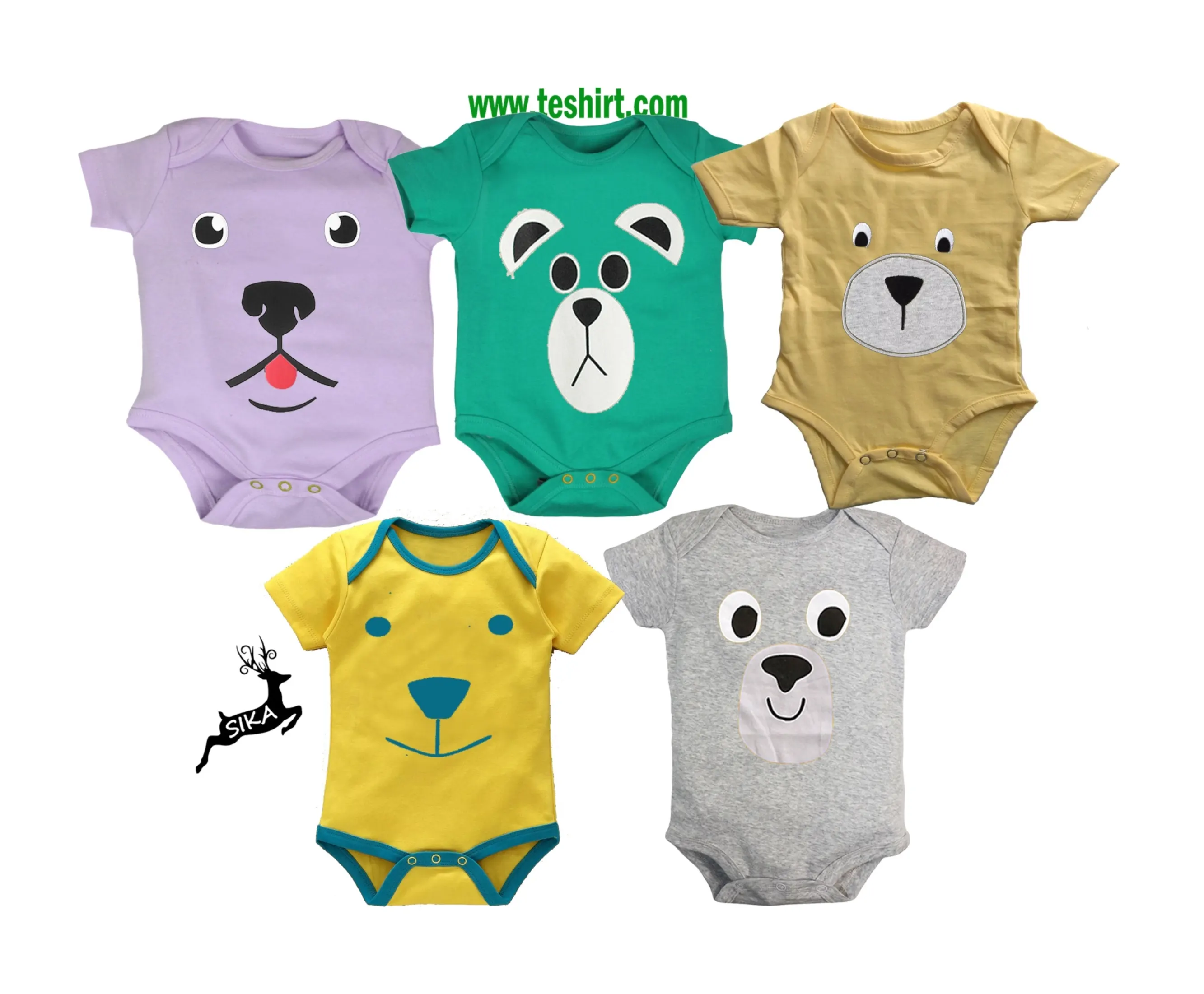 cheap wholesale oem silk screen printed long romper factory direct sale infant clothes wholesale india baby romper jumpsuit