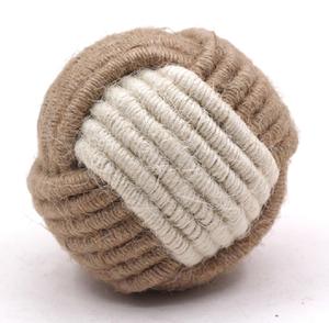 Boules de corde de jute naturel fabriquées à la main pour l'intérieur de la maison Vase décoratif bol remplissage boules de corde de jute attachées à la main - Product Image 2