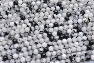 Cuentas de Cuarzo rutilado negro de alta calidad, piedras curativas, piedras de cristal rutilado, cuentas de piedras preciosas de 7/8/10mm - Product Image 3