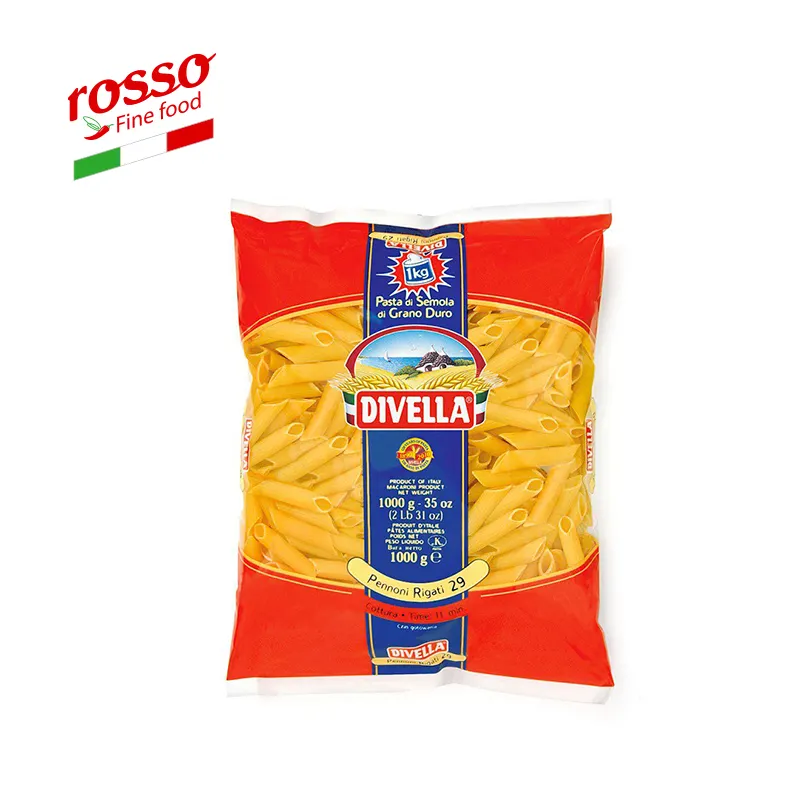 Italian High Quality Pasta Divella N29 Pennoni Rigati 500 g - Made in Italy for export