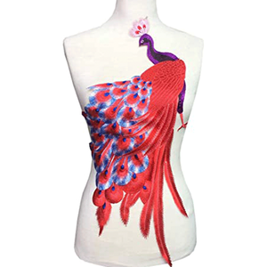 Embroidery <b>Patch</b> Lace Embroidered <b>Applique</b> Bird <b>Patches</b> for Clothing Parches Dress - Product Image 1