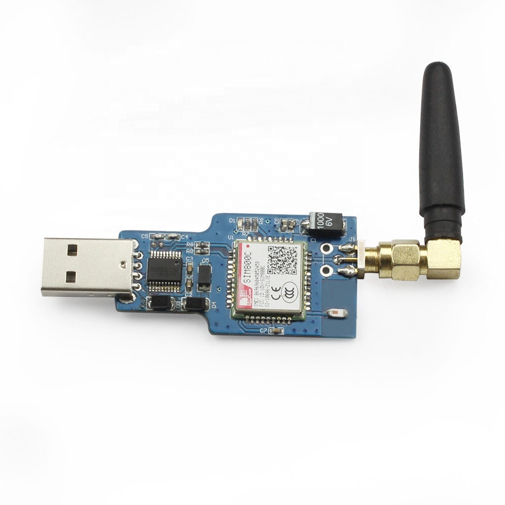 Taidacent Computer Control Call Serial Port Quad Band Gsm Module with BLE SIM800C GSM GPRS Module USB to GSM