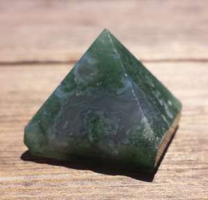 งานฝีมือแกะสลักจากหินอัญมณีมอสอาเกตแร่กึ่งมีค่าธรรมชาติสำหรับตกแต่งบ้านและใช้ในรถไฟเหาะ - Product Image 2