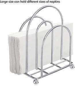 Porte-serviettes en métal enduit de poudre noire fait à la main avec un design unique parfait pour les ustensiles de cuisine, les restaurants et les hôtels - Product Image 4