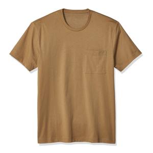 เสื้อยืดคอกลมแขนสั้นสำหรับผู้ชายเสื้อยืดคอกลมมีกระเป๋าหน้าอกดีไซน์เรียบ - Product Image 4