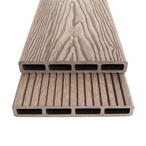 Plancher de terrasse WPC extérieur en composite <span class=keywords><strong>bois</strong></span>-plastique, imitation <span class=keywords><strong>bois</strong></span>, antidérapant, imperméable, gaufré 3D, pour jardin et villa - Product Image 1