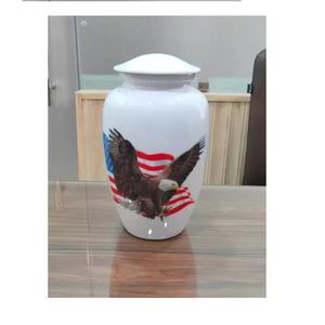 Nouvelle urne funéraire pour cendres humaines, couleur blanche, urne personnalisée avec impression, boîte funéraire pour petits bébés, stockage de cendres commémoratives - Product Image 2