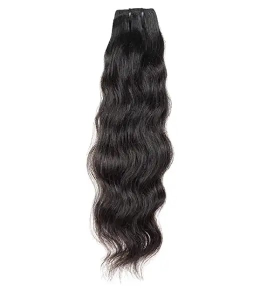 30 Inch Full Roots and Tips Cuticles Intact Raw Indian Human Hair Unprocessed Wet and Wavy Hairs in Wholesale