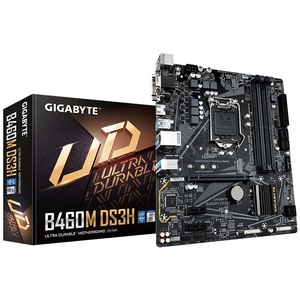 เมนบอร์ดเกมมิ่ง GIGABYTE B460M DS3H ซ็อกเก็ต LGA 1200 ใช้ชิปเซ็ต Intel B460 รองรับซีพียู Intel I5 10400 10400F 10500 รุ่นที่ <span class=keywords><strong>10</strong></span> - Product Image 1