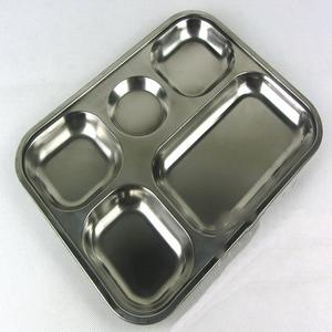 Bandejas redondas de diseño moderno hechas de platos de acero inoxidable accesorios de utensilios de cocina para uso en bodas - Product Image 4