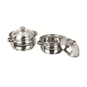 Ensemble de 4 ustensiles de cuisine écologiques en acier inoxydable avec cuiseurs à vapeur - Product Image 4