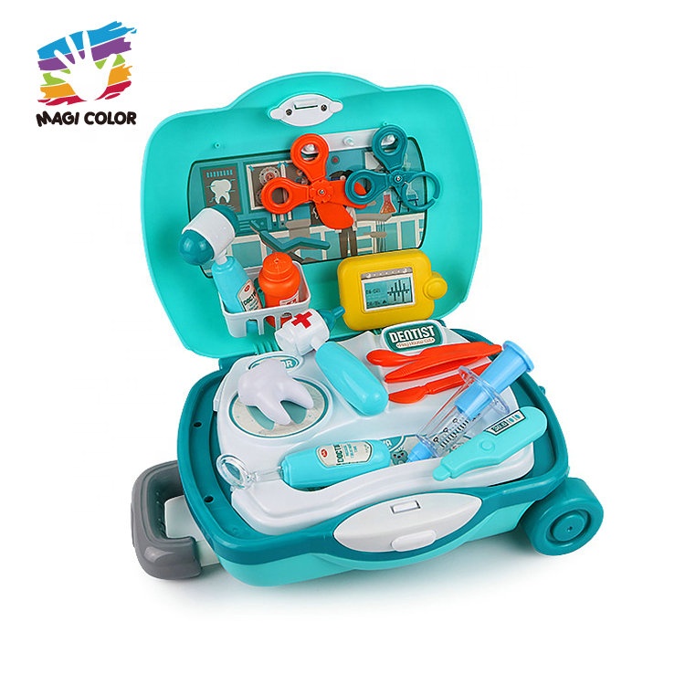 Children pretend play set educational doctor set toy  medical kit doctor tool dentist toys doctor sets P08K007