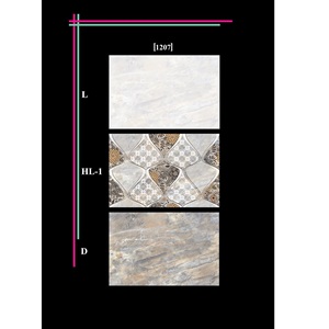 Carreaux muraux décoratifs en céramique émaillée brillante 300x450mm - Product Image 1