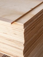 High Quality First-Class Grade 18mm E1 Formaldehyde Jawa Tengah Pine Plywood One-Sided Walnut Modern Design Apartment Indoor Use