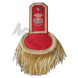 Fabricantes de insignias de hombro de Charretera bordadas a máquina para uso ceremonial hechas en Pakistán - Product Image 1