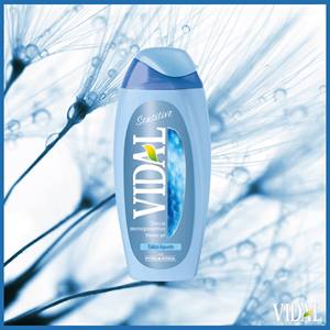 Espuma de Baño Vidal 250ml, Líquido Hidratante con Talco para Mujeres Adultas - Product Image 6