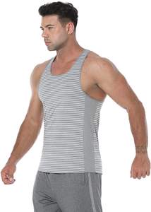 High Quality <b>Men's</b> <b>White</b> <b>Tank</b> <b>Top</b> Sweatshirt Custom Design Woven Label Knitted Casual Style Sublimation Factory Direct - Product Image 6