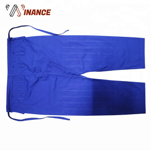 Jiu jitsu gi — gabarit personnalisé, couleur bleue, avec votre propre logo de marque - Product Image 6