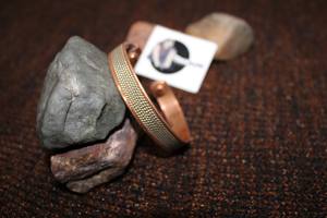 Handmade Traditional Copper <b>Cuff</b> for <b>Bracelet</b> in Golden Color Women's <b>Fashion</b> with Woven Brass Design for Wedding and Parties - Product Image 3
