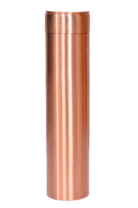 Bouteille d'eau potable personnalisée en cuivre Style Unique bouteille en cuivre Design martelé bouteille H2O - Product Image 3