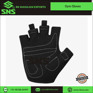 ถุงมือหนังไมโครไฟเบอร์,น้ำหนักเบาและซักได้ยืดได้เหมาะสำหรับใช้ในยิมฟิตเนส - Product Image 2