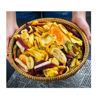 Vf Gemengde Groente Hoge Kwaliteit Gedroogde Gezonde Fruit Snack Krokante Chips