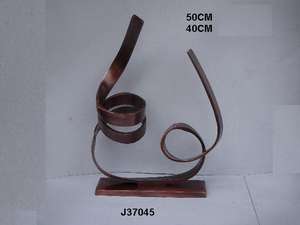 Sculptures modernes en métal d'art abstrait fonte d'aluminium dans la finition en bronze pour la décoration à la maison - Product Image 4