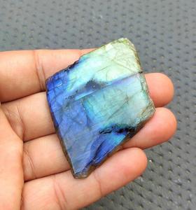 1 pièce de pierres précieuses en Labradorite naturelle de forme irrégulière, polies, rugueuses, de qualité supérieure, spécimen de pierre de jardin - Product Image 5