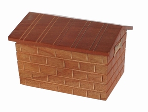 Cabane en bois pour les cendres d'animaux - Product Image 4