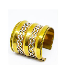 Vintage 2021 septembre australien bijoux mariage mariée mode laiton Afghan manchette Bracelet patine naturelle pour les femmes - Product Image 1